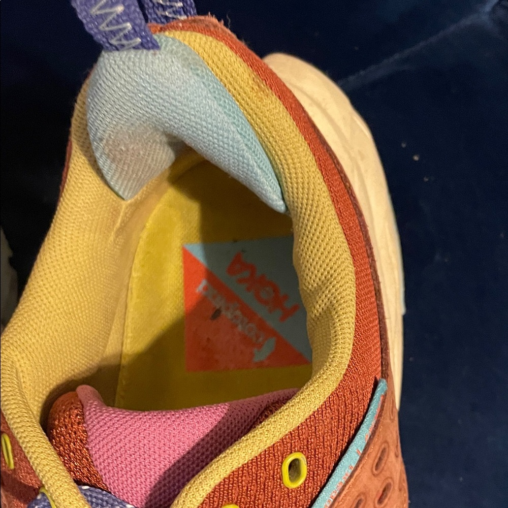 Hoka Athletic Shoes in Orange and Yellow - Picture 6 of 12